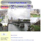 Tablet Screenshot of centralparisrentals.com